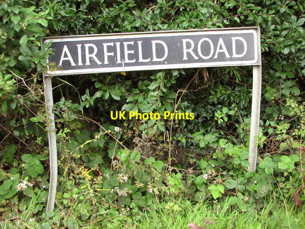 Photo 6"x4" Airfield Road (sign) Boyland Common c2014
