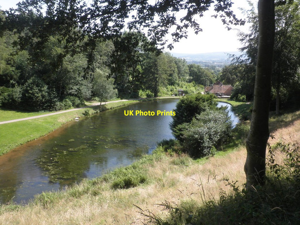 Photo 6"x4" Ornamental Lake, Hestercombe Gardens Gotton c2014