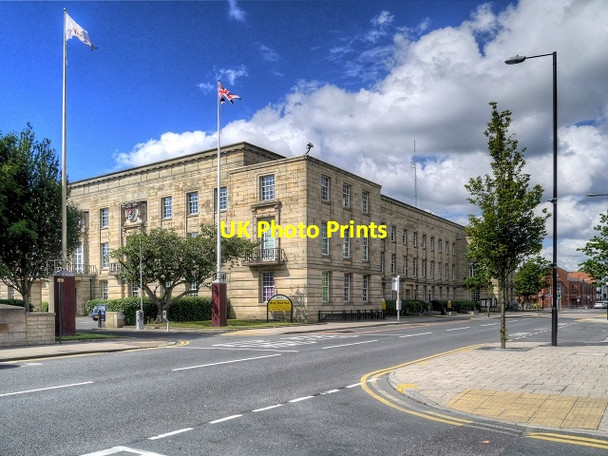 Photo 6"x4" Bury Town Hall Bury\/SD8010 c2014