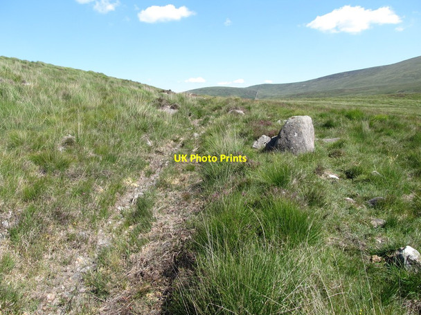 Photo 6"x4" Path markers on Slieveanowen Rostrevor c2014