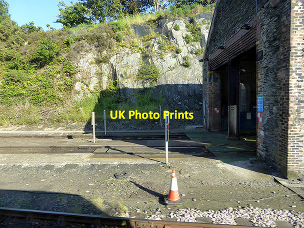 Photo 6"x4" The 'back-end' of the old locomotive shed at Machynlleth Machynlleth c2014