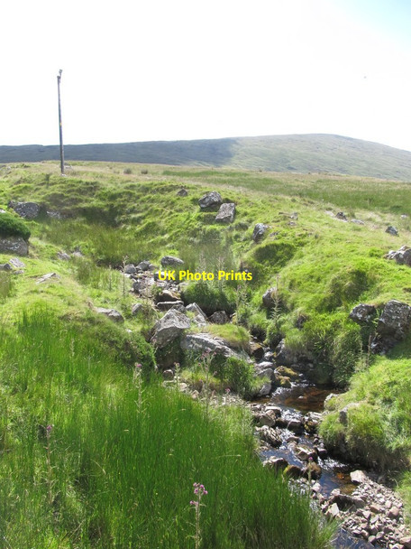 Photo 6"x4" The first tributary of the R Bann on the upland side of Moyad Road Kilcoo c2013