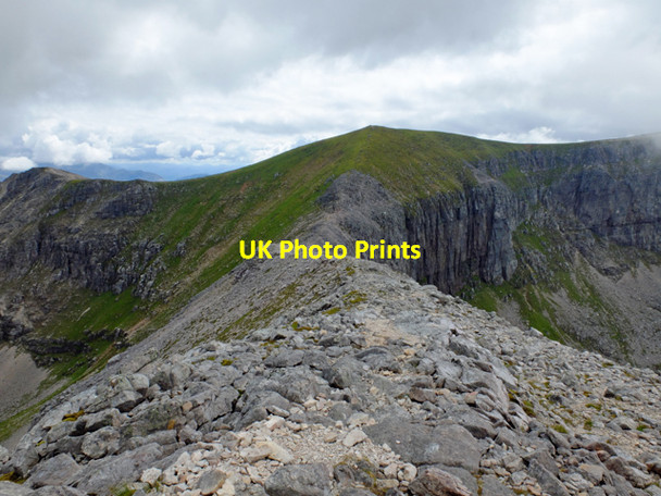 Photo 6"x4" The bealach below Ruadh-stac M\u00c3\u00b2r Beinn Eighe\/NG9660 c2014