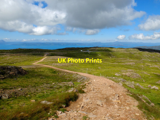 Photo 6"x4" Track above the Bealach na B\u00c3\u00a0 Loch Dithreabn na Cuileige c2014