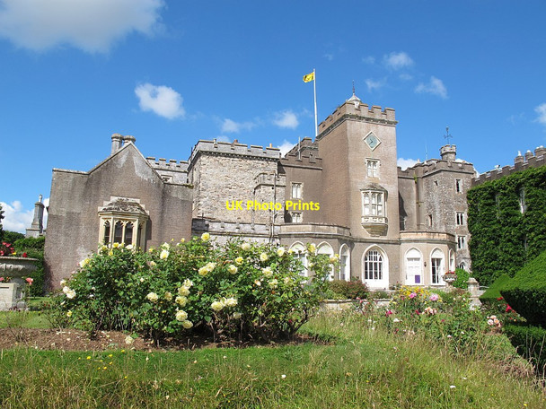 Photo 6"x4" Powderham Castle, east side South Town\/SX9683 c2014