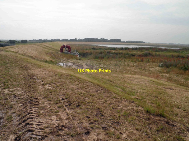 Photo 6"x4" Discharge pipes at Porter's sluice Donna Nook c2014