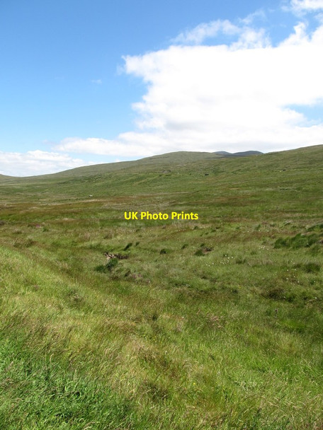 Photo 6"x4" View across a blanket bog in the direction of Pigeon Rock Mountain Attical c2013