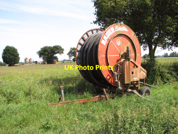 Photo 6"x4" Irrigation equipment parked on Gipsies Lane Sharp Street c2014