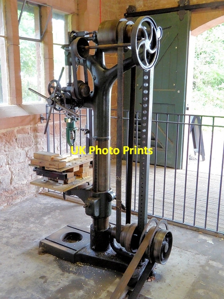 Photo 6"x4" Home Farm Saw Bench Hunt's Cross c2014