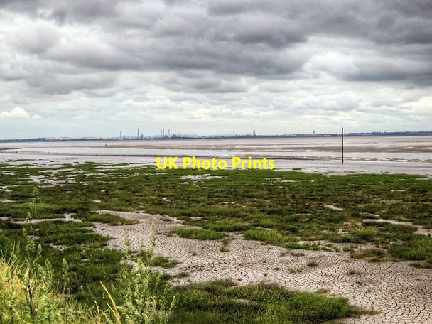 Photo 6"x4" Speke and Garston Coastal Reserve, Mersey Estuary near Lookout Point Garston\/SJ4084 c2014
