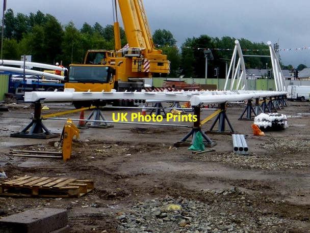 Photo 6"x4" New bridge, Omagh Omagh c2014