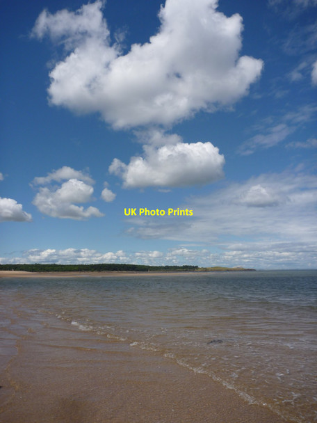 Photo 6"x4" Coastal East Lothian : Little Fluffy Clouds West Barns c2014