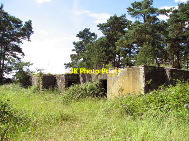 Photo 6"x4" Overgrown RAF building Docking c2014