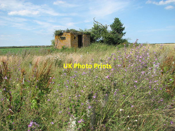 Photo 6"x4" Pillbox on a field boundary Docking c2014