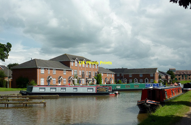 Photo 6"x4" Shropshire Union Canal at Market Drayton, Shropshire Market Drayton c2014