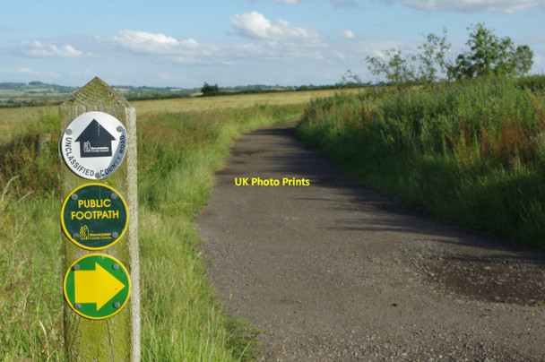 Photo 6"x4" Unclassified county road to Sawbridge Lower Green\/SP5068 c2014