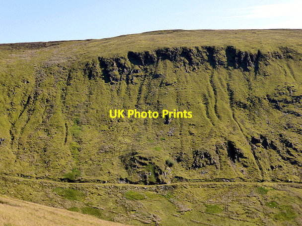 Photo 6"x4" Escarpment on Tarren Nantymynach Dolgoch\/SH6504 c2014