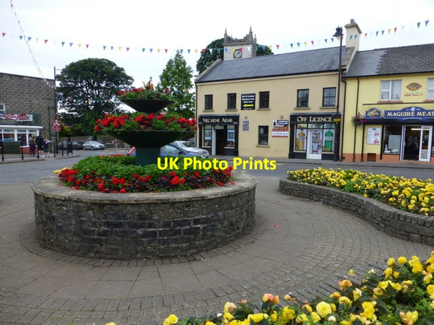 Photo 6"x4" Floral display, Irvinestown Irvinestown c2014