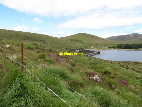 Photo 6"x4" The Spelga Dam from the slopes of Slievenamiskan Hilltown\/J2128 c2013