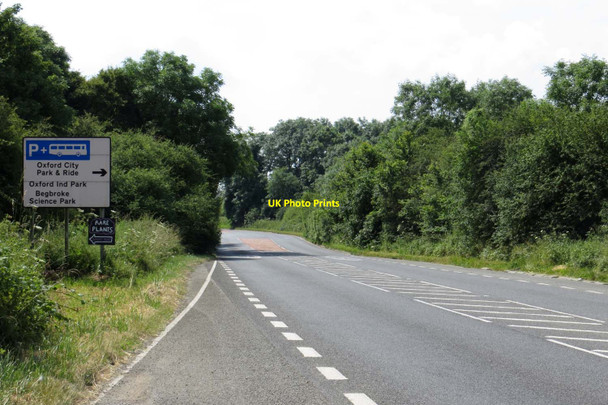 Photo 6"x4" Banbury Road to Oxford Bunkers Hill\/SP4717 c2014