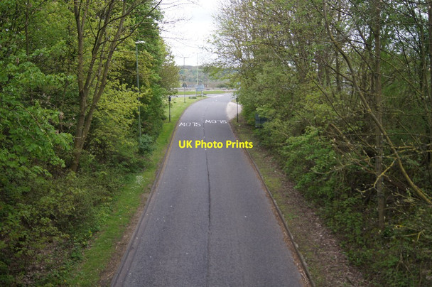 Photo 6"x4" A339 slip road Basingstoke c2014
