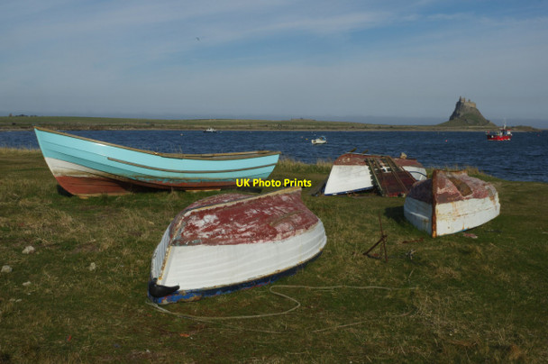 Photo 6"x4" Holy Island Harbour Holy Island\/NU1241 c2015
