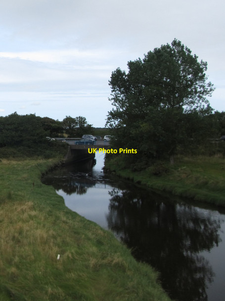Photo 6"x4" View from the Twelve Arches bridge along the Carrigs River to the A2 bridge Dundrum\/J4036 c2013