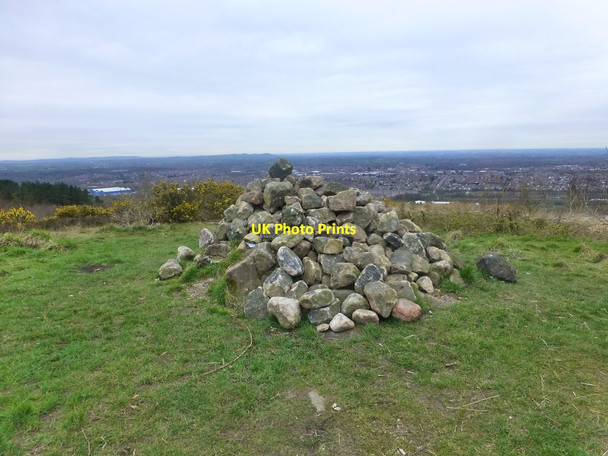 Photo 6"x4" The cairn on Healey Nab Chorley\/SD5817 c2015
