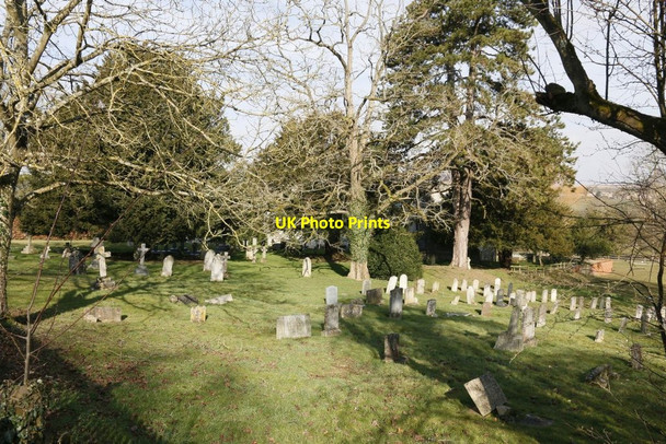 Photo 6"x4" Churchyard of Church Lane Abbots Worthy c2015