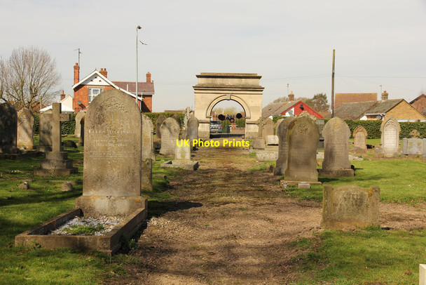 Photo 6"x4" Wainfleet Cemetery Wainfleet All Saints c2015