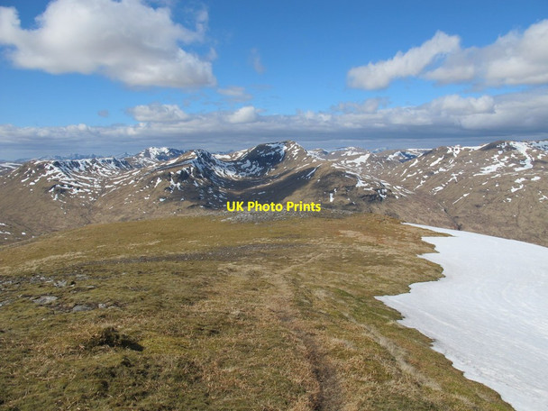 Photo 6"x4" Looking down the NW ridge of Meall Glas Meall Glas\/NN4332 c2015
