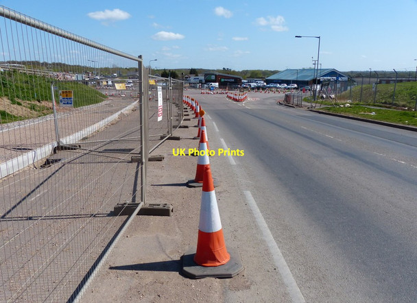 Photo 6"x4" Road works at Tollbar End Tollbar End c2015