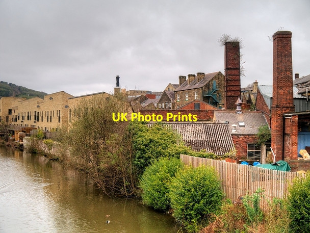 Photo 6"x4" Industrial Buildings Along the Leeds and Liverpool Canal at Bingley Bingley\/SE1139 c2015