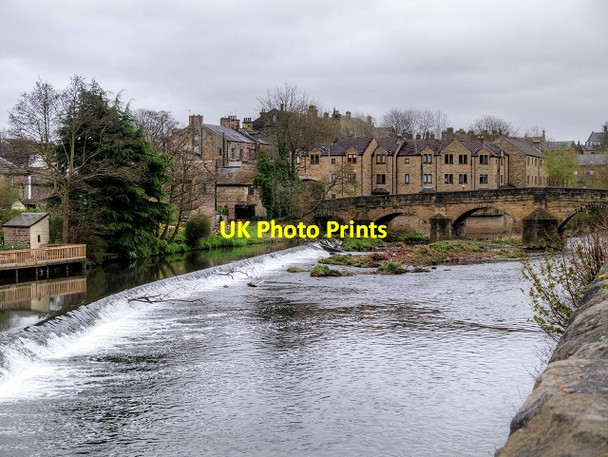 Photo 6"x4" Bingley Weir and Ireland Bridge Bingley\/SE1139 c2015