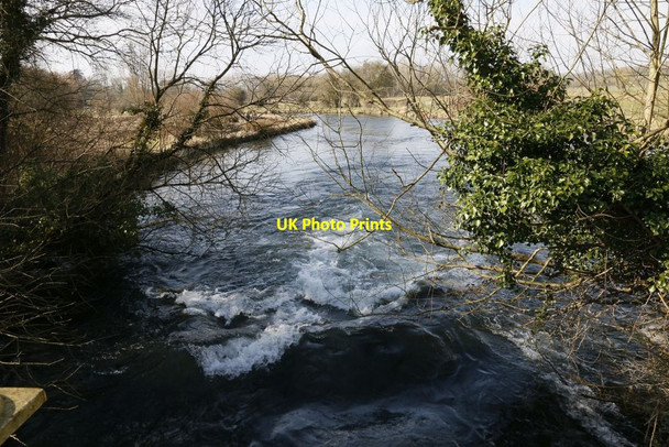 Photo 6"x4" Weir on the Itchen Easton\/SU5132 c2015