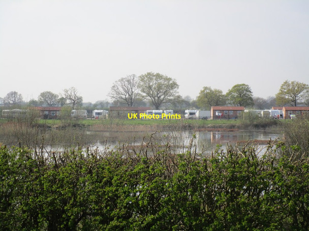 Photo 6"x4" Caravan park and lake at Tilts Hills Tilts c2015