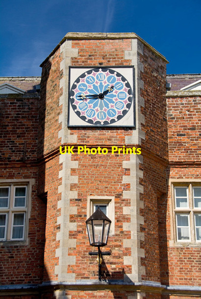Photo 6"x4" Clock on Burton Constable Hall West Newton\/TA1937 c2015