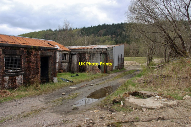 Photo 6"x4" Old depot behind Newtown, Inveraray Inveraray c2015