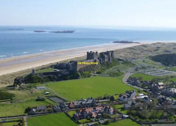 Photo 6"x4" Bamburgh Castle from the east Bamburgh c2015
