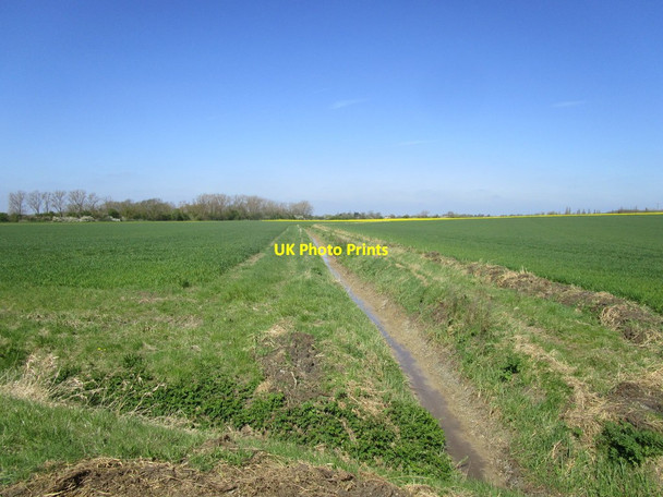 Photo 6"x4" Drain in Thorpe Tilney Fen Walcott\/TF1356 c2015
