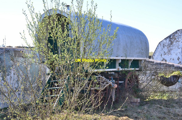 Photo 6"x4" Romany caravan, Ballanea Ballacarnane Beg c2015