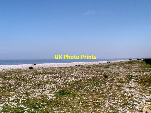 Photo 6"x4" Shingle Beach at Pensarn Abergele c2015