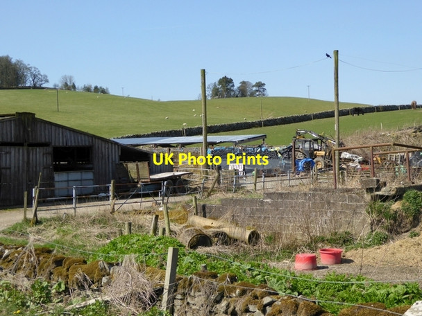 Photo 6"x4" Agricultural bric-a-brac at Burnfoot Roberton\/NT4214 c2015