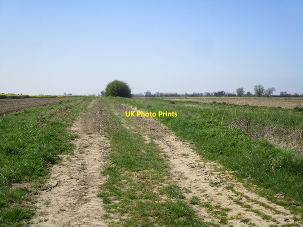 Photo 6"x4" Track to Grange Farm Bunker's Hill\/TF2653 c2015