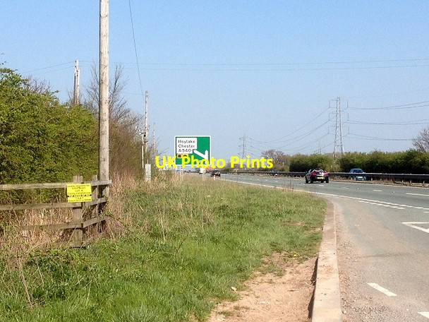 Photo 6"x4" A494, Bypass Road Saughall c2015