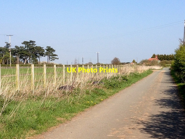 Photo 6"x4" Track near the A494 Saughall c2015