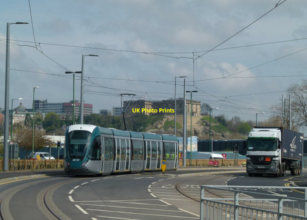 Photo 6"x4" Tram on Meadows Way West West Bridgford c2015
