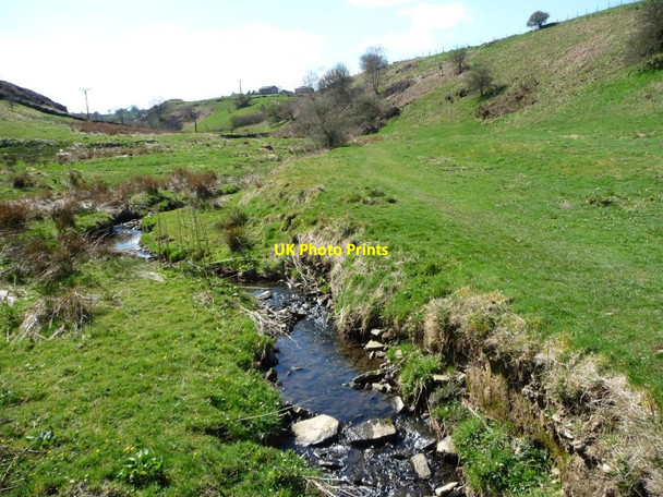 Photo 6"x4" The valley of Denhome Beck, below Denholme Clough Denholme Clough c2015