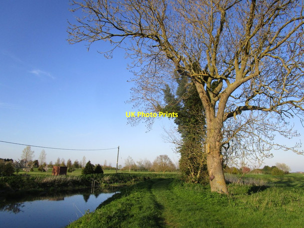Photo 6"x4" The beginning of the footpath from South Kyme to Chapel Hill South Kyme c2015
