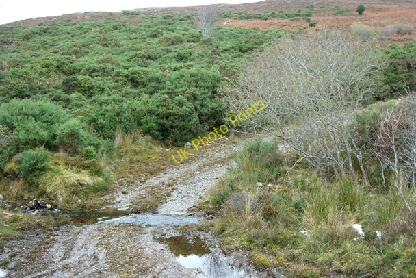 Photo 6"x4" Ford across the Allt Glac Ossian Blackfold\/NH5840 c2008